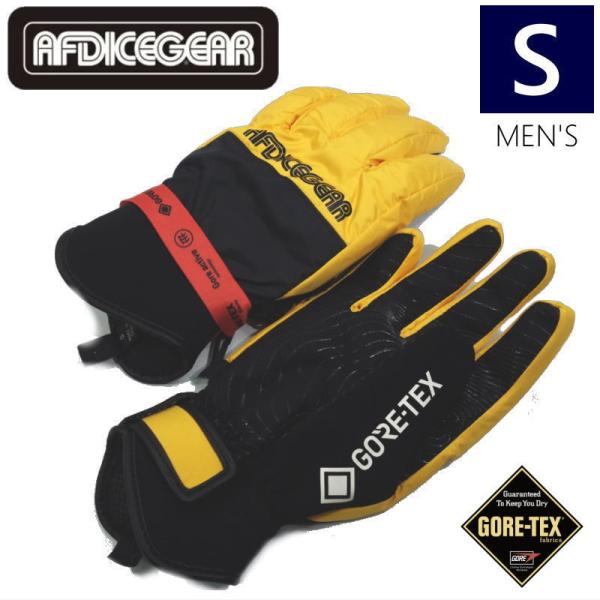 ◆20-21 AFDICEGEAR LT-FINGER GLOVE カラー:YELLOW  Sサイズ...