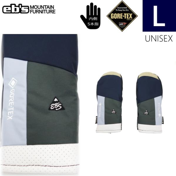 ◎24-25 ebs GAME CHANGER MITTEN カラー:NAVY GY  Lサイズ エ...