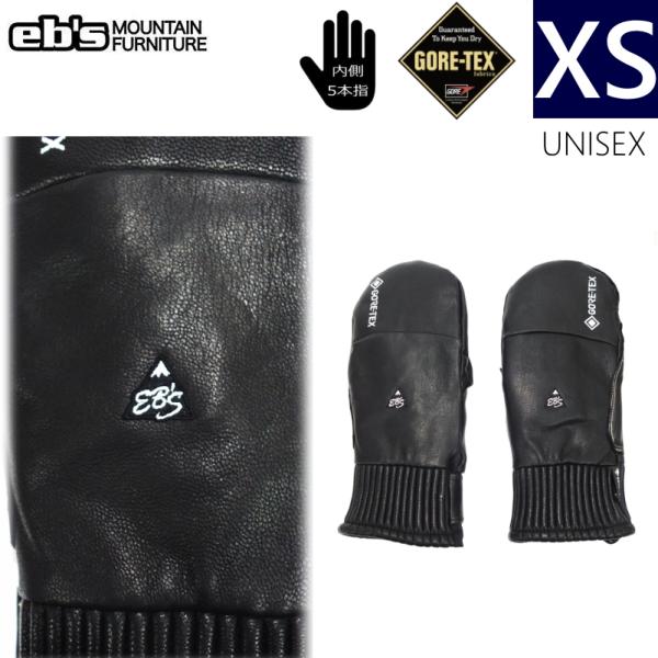 ◎24-25 ebs CARVING MITTEN カラー:BLACK  XSサイズ エビス  スキ...