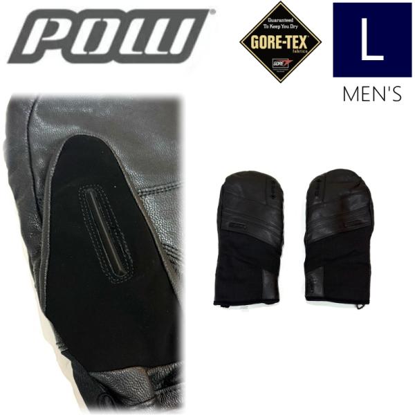 ◎24-25 POW ROYAL GTX MITT カラー:BLACK  Lサイズ パウ  スキー ...