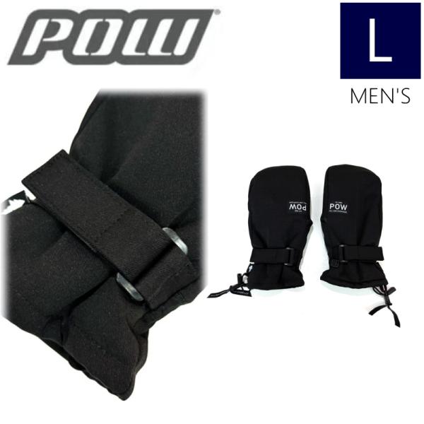 ◎24-25 POW XG MID MITT カラー:BLACK  Lサイズ パウ  スキー スノー...