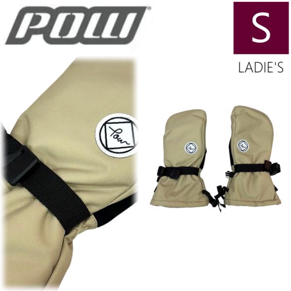 ◎24-25 POW FALON MITT カラー:STONE  レディースSサイズ パウ  スキー...