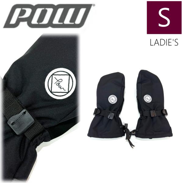 ◎24-25 POW FALON MITT カラー:BLACK  レディースSサイズ パウ  スキー...