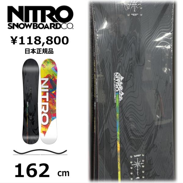 特典付き 【早期予約】 メンズ スノーボード 板 162cm NITRO ALTERNATOR FX...
