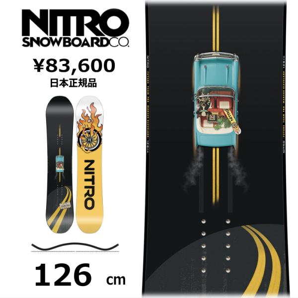 特典付 【早期予約商品】 キッズ ジュニア 板 126cm NITRO FUTURE TEAM PR...