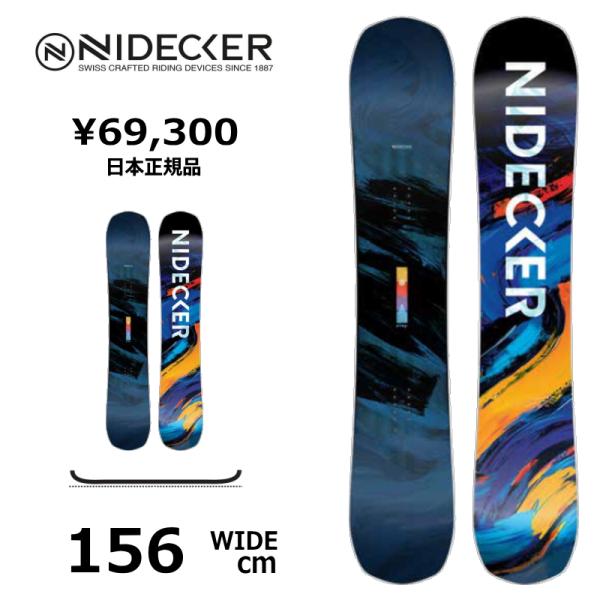 特典付き 【早期予約商品】 メンズ スノーボード 板 156wcm NIDECKER PLAY WI...