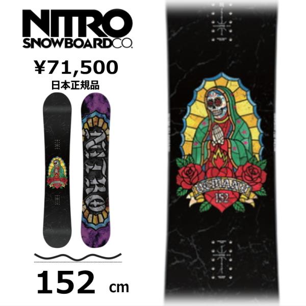 特典付 【早期予約】 メンズ スノーボード 板 152cm NITRO DEMAND LTD GUL...