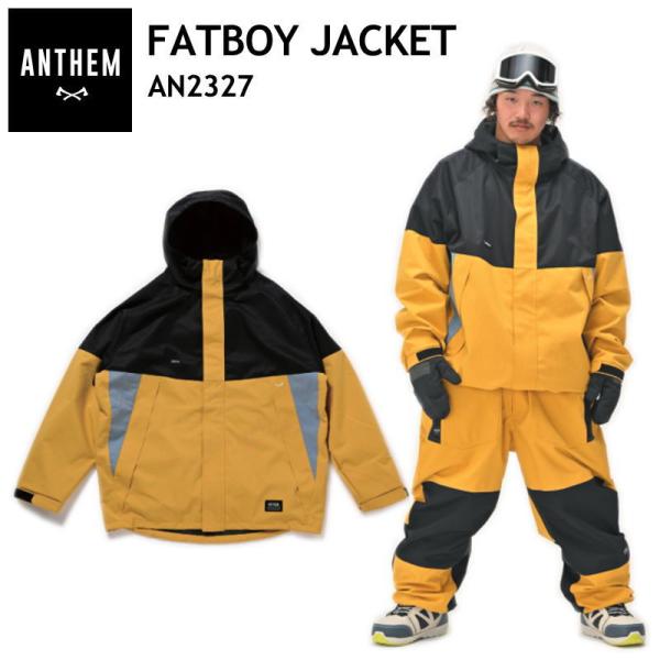 ● 23-24 ANTHEM FATBOY JACKET LAMP BLACK MUSTARD AN...