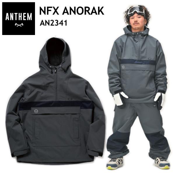 ● 23-24 ANTHEM NFX ANORAK JACKET STEEL GRAY AN2341...