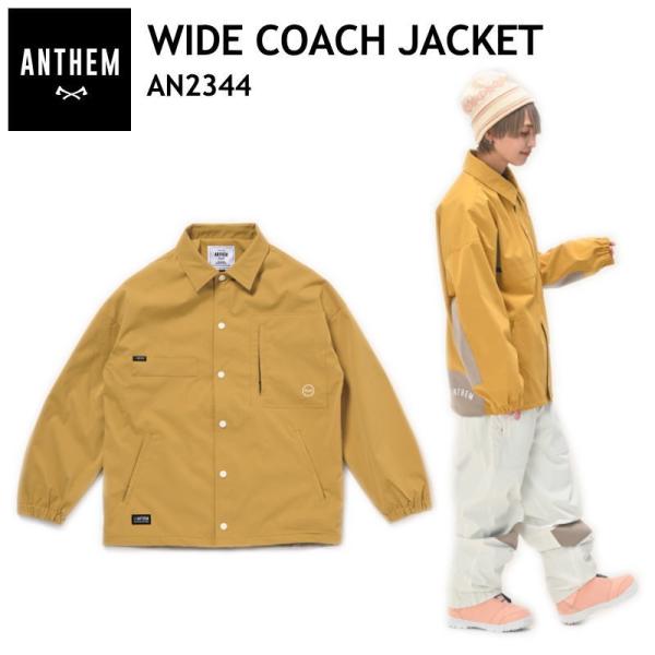 ● 23-24 ANTHEM WIDE COACH JACKET SMOKE MUSTARD AN2...