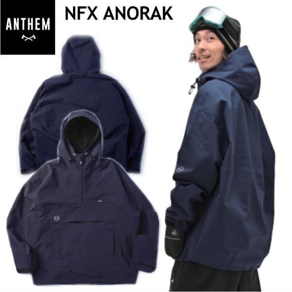 ◎ 24-25 ANTHEM NFX ANORAK JKT DARK NAVY AN2441 アンセ...