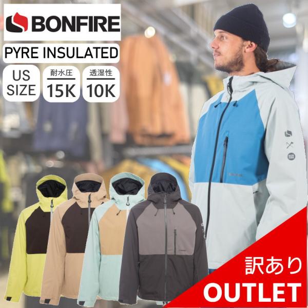 【OUTLET】 スノボウェア アウトレット BONFIRE PYRE NSULATED JKT ボ...