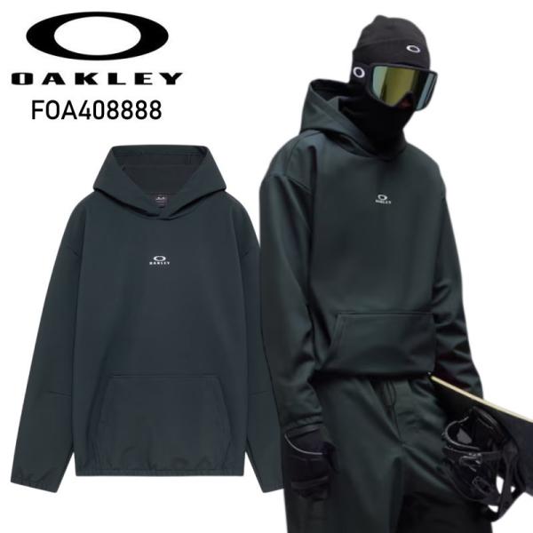 ☆ 26-27 OAKLEY WINTERTIDE SCRATCHED HOODIE GRAPHIT...