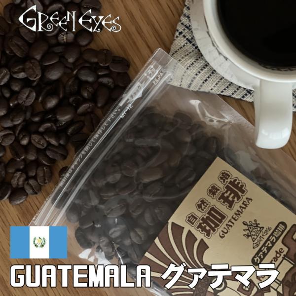 グァテマラ・100g×2袋　豆のまま 生豆使用の珈琲〔グリーンアイズcoffee〕