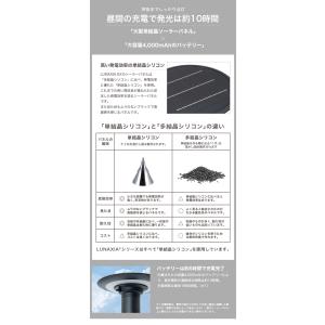 太陽光発電 照明 LUNAXIA EX Leo...の詳細画像5