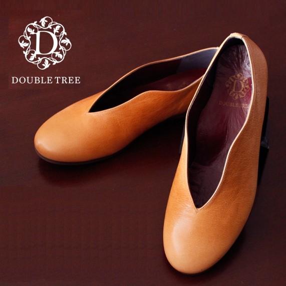 DOUBLETREE ラウンドトゥパンプス 日本製 コンフォートパンプス 歩きやすい 履きやすい フ...
