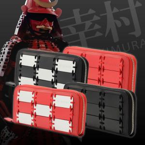 長財布 伝統工芸 メンズ Samurai Armor Bag Round zipper wallet YUKIMURA 甲冑バッグ 甲冑鞄 武将 歴史 財布 ウォレット 牛革 本革 送料無料｜offer1999