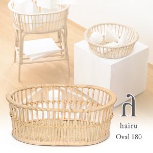 ツルヤ商店 ハイル hairu Oval 600 楕円 脚付き 籐の脱衣かご