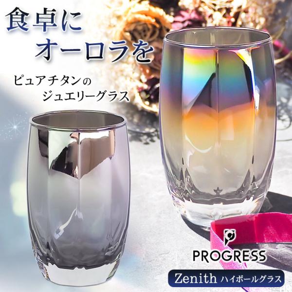 PROGRESS Zenithハイボールグラス 335ml  Infinite Silver プレゼ...