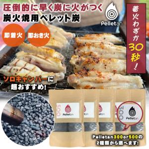 圧倒的に着火が早い！たったの30秒で即着火 炭火焼用ペレット炭 Pelletan（ペレタン）ソロキャンパーや自宅のベランダやお庭で炭火焼を楽しめる。片付けも楽｜offer1999