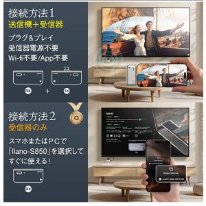 llano ワイヤレスHDMI送受信機セット ...の詳細画像3