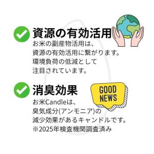 お米Candle キャンドル アロマキャンドル...の詳細画像3
