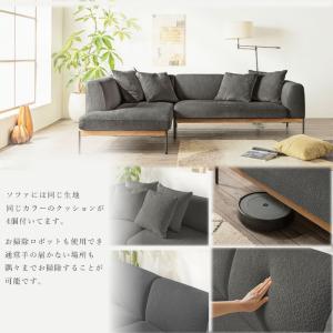 カウチソファー 3人掛け ソファセット ソファ...の詳細画像3
