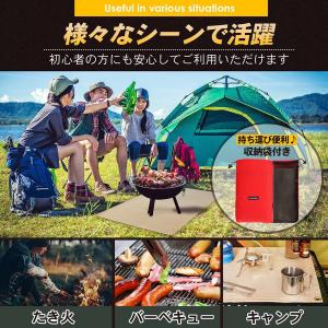 焚き火シート 焚き火台シート S M L 耐熱...の詳細画像4