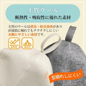 サウナセット 3点 グレー サウナマット サウ...の詳細画像4