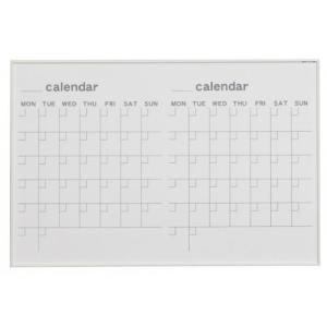 馬印   MR SERIES エムアールシリーズ 壁掛 予定表 カレンダー ホワイトボード W910×H610MM MR23W 文具・玩具 文