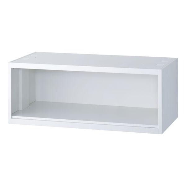 生興 クウォール 1段オープン書庫 上下兼用 W900×D450×H350mm RW45-35K
