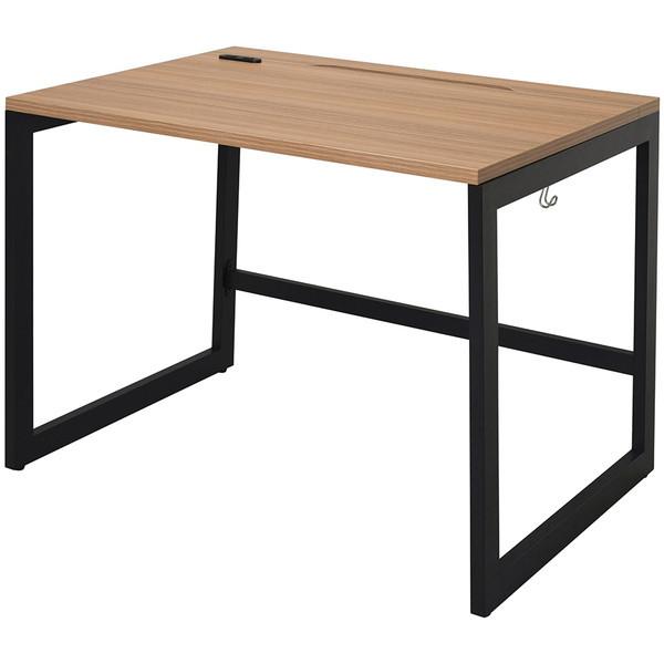 R・Fヤマカワ リスム デスク W1000×D700×H720mm ウォルナット×ブラック脚 RFF...