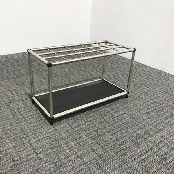 傘立て 50本用 業務用 シルバー 中古 AA-877107B