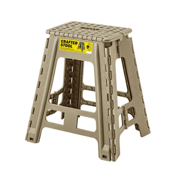クラフタースツール 踏み台 折りたたみ コンパクト 軽量 LL ベージュ W40.5×D34×H45...