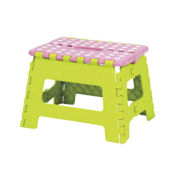 クラフタースツール 踏み台 折りたたみ コンパクト 軽量 M グリーン W32×D25×H22 完成...