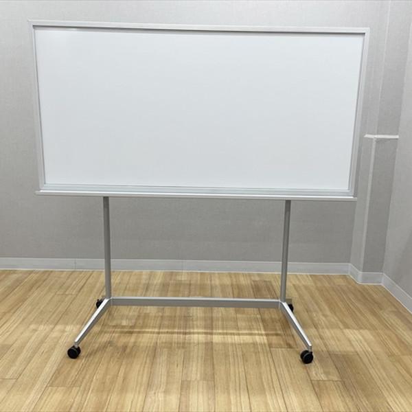 コクヨ ホワイトボード 脚付 片面式 デザインホワイトボード 移動式 シルバー 中古 BL-8809...