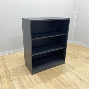 イトーキ オープン書庫 エスキャビネット スチールキャビネット W900 H1100 ブラック 中古 CO-880850B