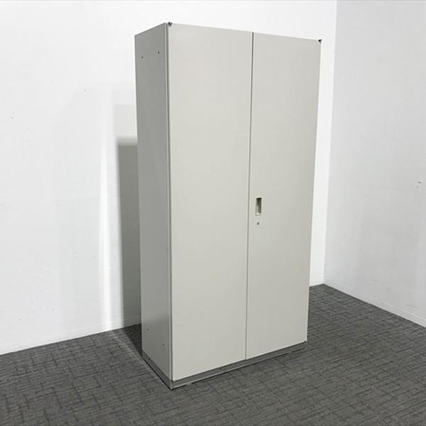 書庫 スチール 両開き書庫 ロング イトーキ シンラインホワイトグレーW 中古 CR-872495B