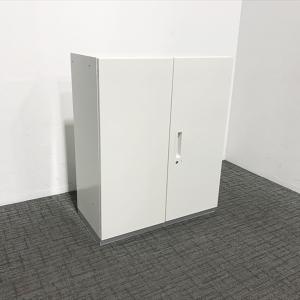 書庫 スチール 両開き書庫 プラス L6 ホワイト 中古 CR-872882B