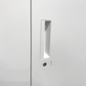 書庫 スチール 両開き書庫 プラス L6 ホワ...の詳細画像5