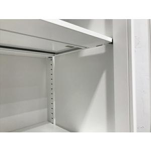両開き書庫 エディア シングルベース型 スチー...の詳細画像3