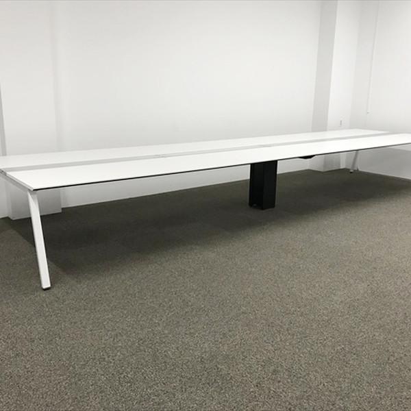 コクヨ フリーアドレスデスク サイビTX 4枚天板 両面タイプ オフィスデスク W5600 D143...