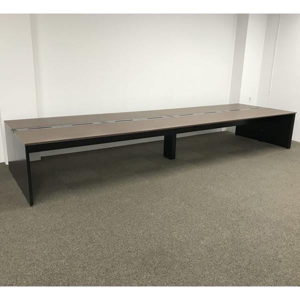 イナバ フリーアドレスデスク フレイ 4枚天板 両面タイプ オフィスデスク W3600 D1200 ...