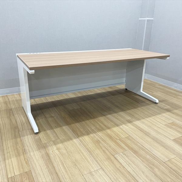 平デスク アドバンス 引出し無 L脚・コンセント対応タイプ 3V21ME MK55 オカムラ  中古...