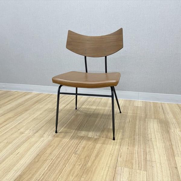 ミーティングチェア 肘無 アスプルンド ソリチェア ブラウン 中古