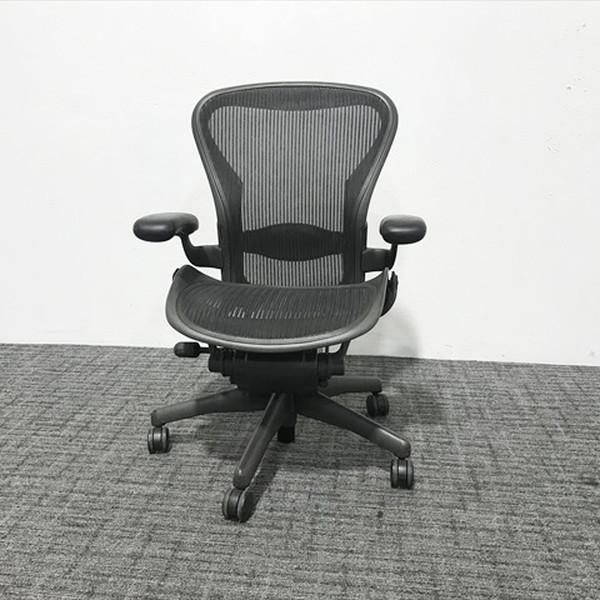 HermanMiller ハーマンミラー オフィスチェア アーロンチェア Bタイプ ブラック 中古 ...