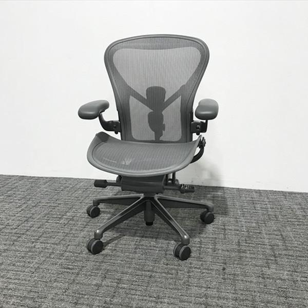 HermanMiller ハーマンミラー オフィスチェア アーロンチェア リマスタード Bタイプ グ...