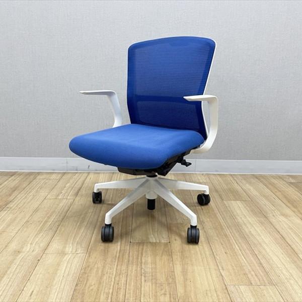 エルフィチェア ミドルバック メッシュバック ELA2-00B 内田洋行 ウチダ  中古 IO-88...