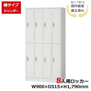 生興 パーソナル ロッカー 4人用 2列4段 鍵付き スチールロッカー ALZ
