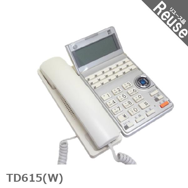 ビジネスフォン ビジネスホン SAXA製 TD615(W) 18ボタン多機能電話機（白） 中古 JP...